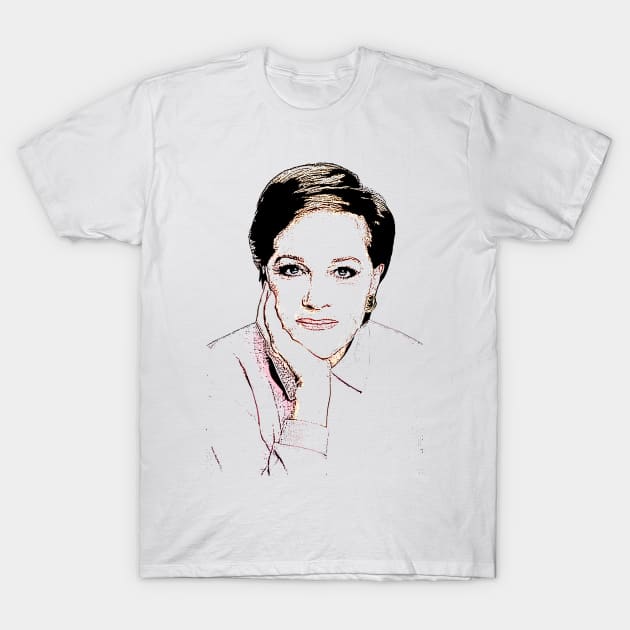 Julie Andrews T-Shirt by baranskini